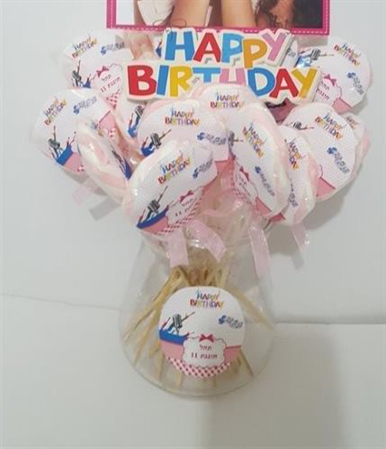 מדבקות למרשמלו מגולגל- 20 יח‘